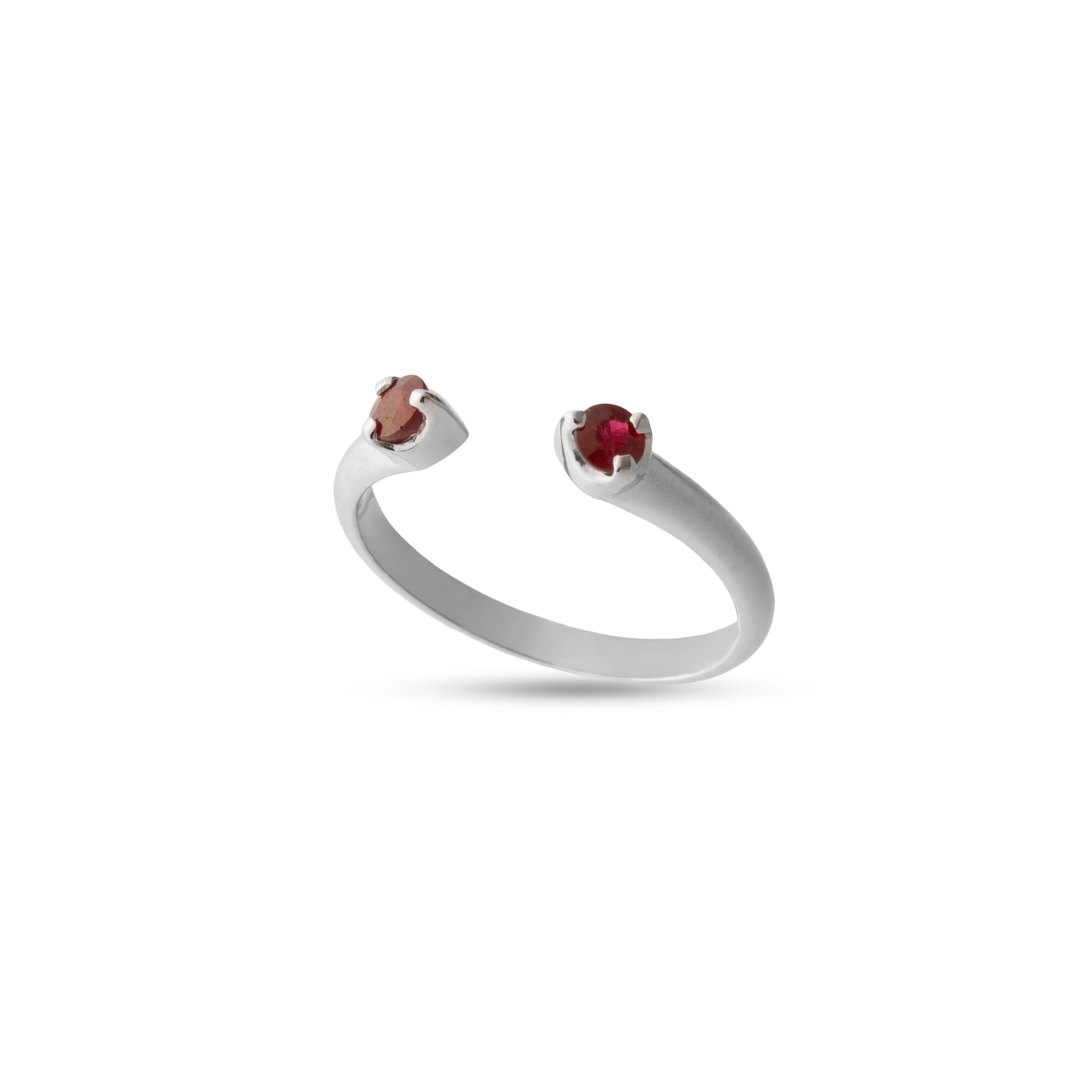 DOUBLE RUBY RING